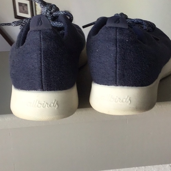 Allbirds Womens Wool Runners-Blue - Picture 2 of 4